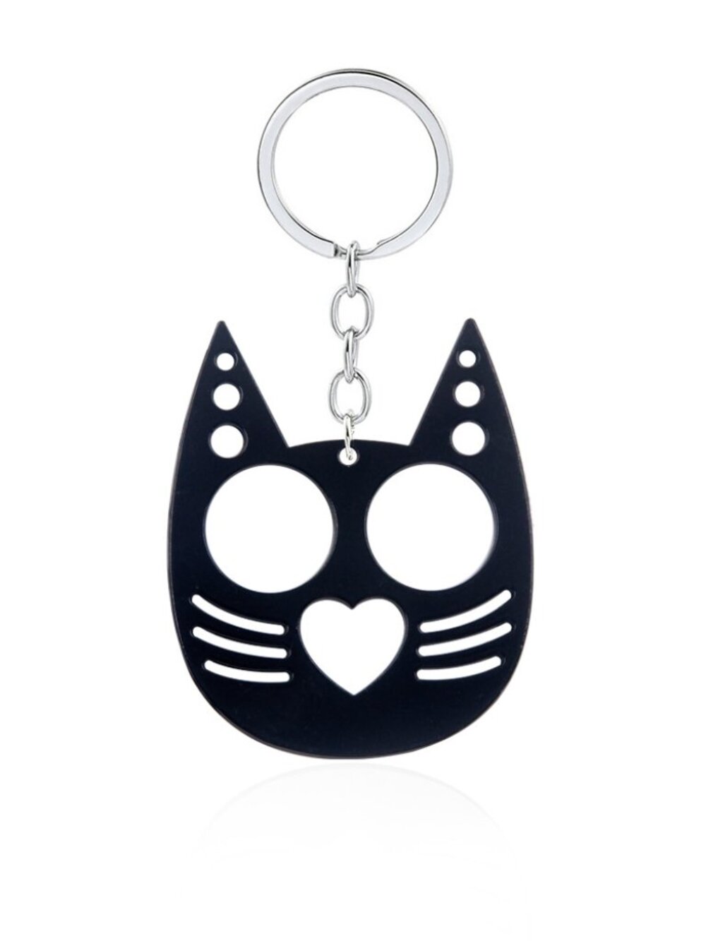 Black Cat Self Defense Keychain